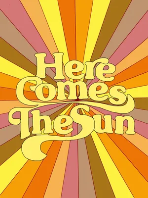 Groovy Psychedelic 70s Vibes Wallpaper