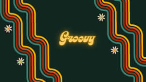 Groovy Retro Aesthetic Background Wallpaper