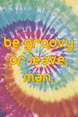 Groovy Retro Quotes Wallpaper