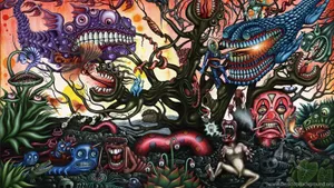 Grotesque Art Wallpaper