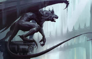 Grotesque Gargoyle Wallpaper