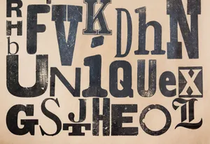 Grotesque Letters [wallpaper] Wallpaper