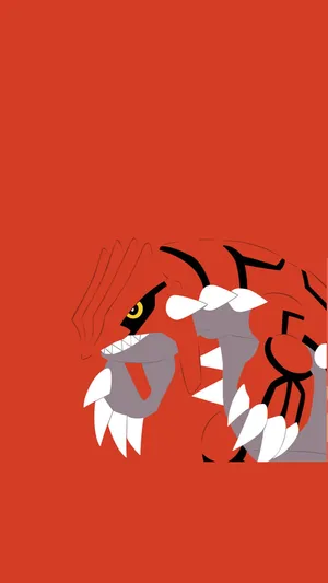 Groudon In Scarlet Background Wallpaper