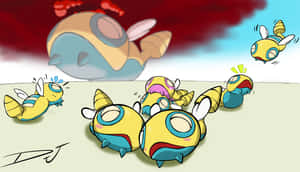 Group Of Dunsparce Wallpaper