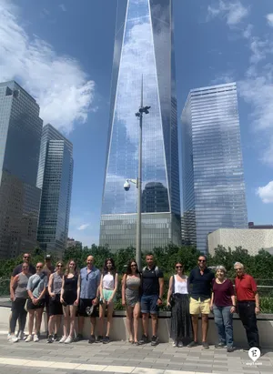 Group Of People In Ground Zero Wallpaper