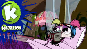 Growing Up Creepie Book Wallpaper