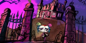 Growing Up Creepie Mansion Wallpaper