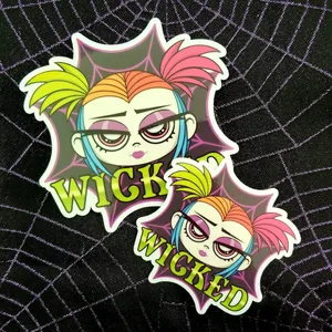 Growing Up Creepie Stickers Wallpaper