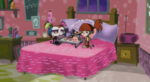 Growing Up Creepie Tea Party Game Wallpaper