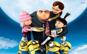 Gru Daughters Minions Despicable Me 2 Wallpaper