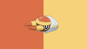 Grubbin Pokemon Split Background Wallpaper