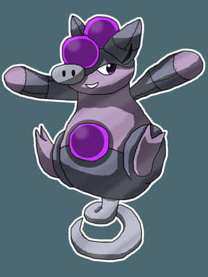 Grumpig With Spring-like Tail Wallpaper