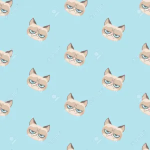 Grumpy Cat Heads Wallpaper