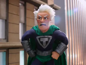 Grumpy Titanium Rex From Supermansion Wallpaper