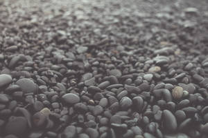 Grunge Aesthetic Pebble Stones Wallpaper