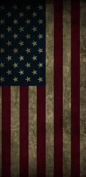 Grunge American Flag Dark Texture.jpg Wallpaper