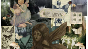 Grunge Fairycore Collage Wallpaper