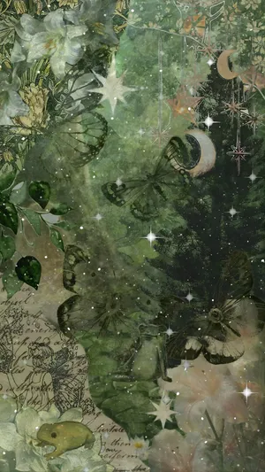 Grunge Fairycore Dreamscape Wallpaper