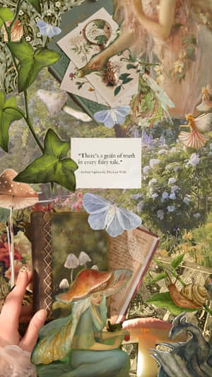 Grunge Fairycore Dreamscape Wallpaper