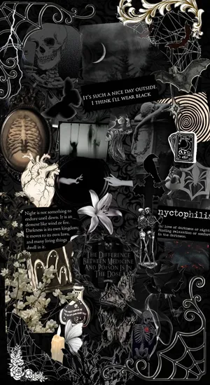 Grunge Goth Aesthetic Inspiration Wallpaper