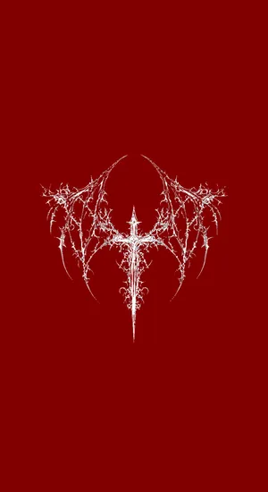 Grunge Goth Cross Symbol Wallpaper
