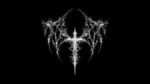 Grunge Goth Cross Symbol Wallpaper