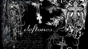 Grunge Goth Crosses Wallpaper