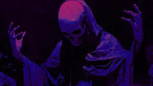 Grunge Goth Skeleton Vibes Wallpaper