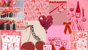 Grunge Lovecore Collage Wallpaper