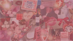 Grunge Lovecore Collage Wallpaper