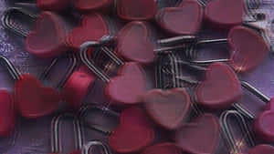 Grunge Lovecore Heart Clips Wallpaper