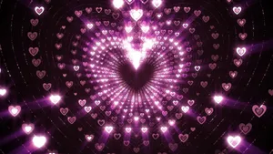 Grunge Lovecore Heart Vortex Wallpaper