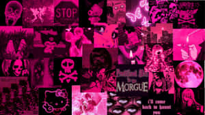 Grunge Lovecore Moodboard Wallpaper
