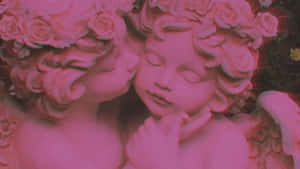 Grunge Lovecore Statue Vibes Wallpaper