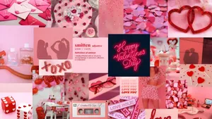 Grunge Lovecore Valentine Vibes Wallpaper