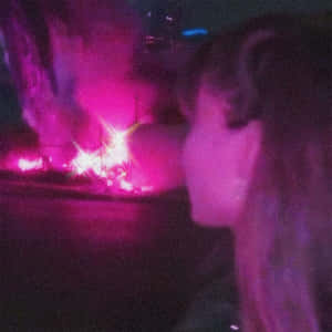 Grunge Neon Purple Aesthetic Blur Wallpaper