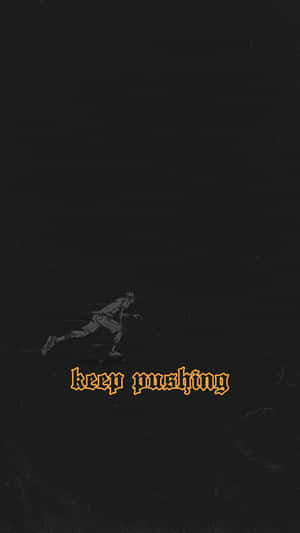 Grunge Skater Keep Pushing Wallpaper