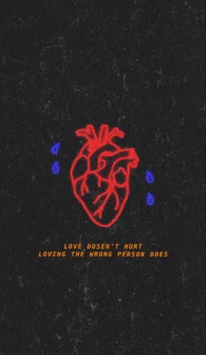 Grunge Tumblr Aesthetic Brokenhearted Quote Wallpaper