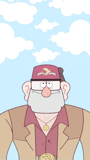 Grunkle Stan Happy Face Wallpaper