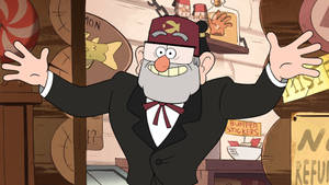 Grunkle Stan In Store Wallpaper