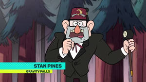 Grunkle Stan Reporting Wallpaper