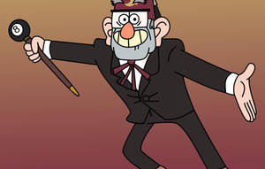 Grunkle Stan Welcome Pose Wallpaper