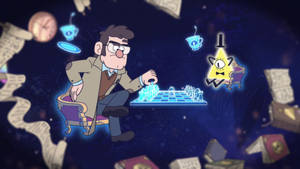 Grunkle Stan With Alien Wallpaper