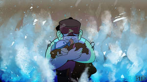 Grunkle Stan With Children Wallpaper