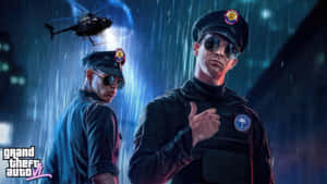 Gta 6 Police Characters Wallpaper