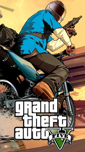 Gta Iphone Franklin Bike Chase Wallpaper