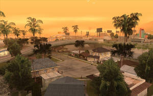 Gta San Andreas City Aerial Shot Wallpaper