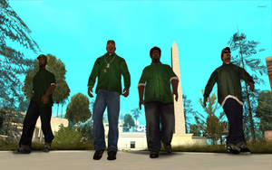 Gta San Andreas Worm's Eye View Wallpaper