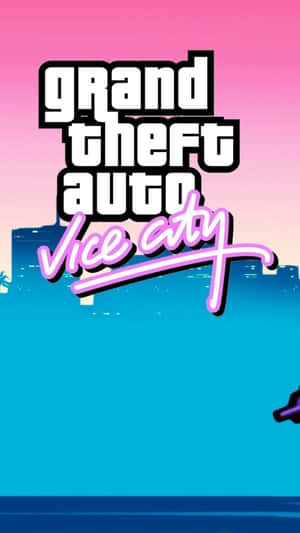 Gta Vc Pink Blue Mobile Wallpaper