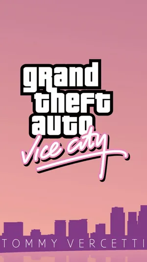 Gta Vc Pink Purple Artwork Wallpaper